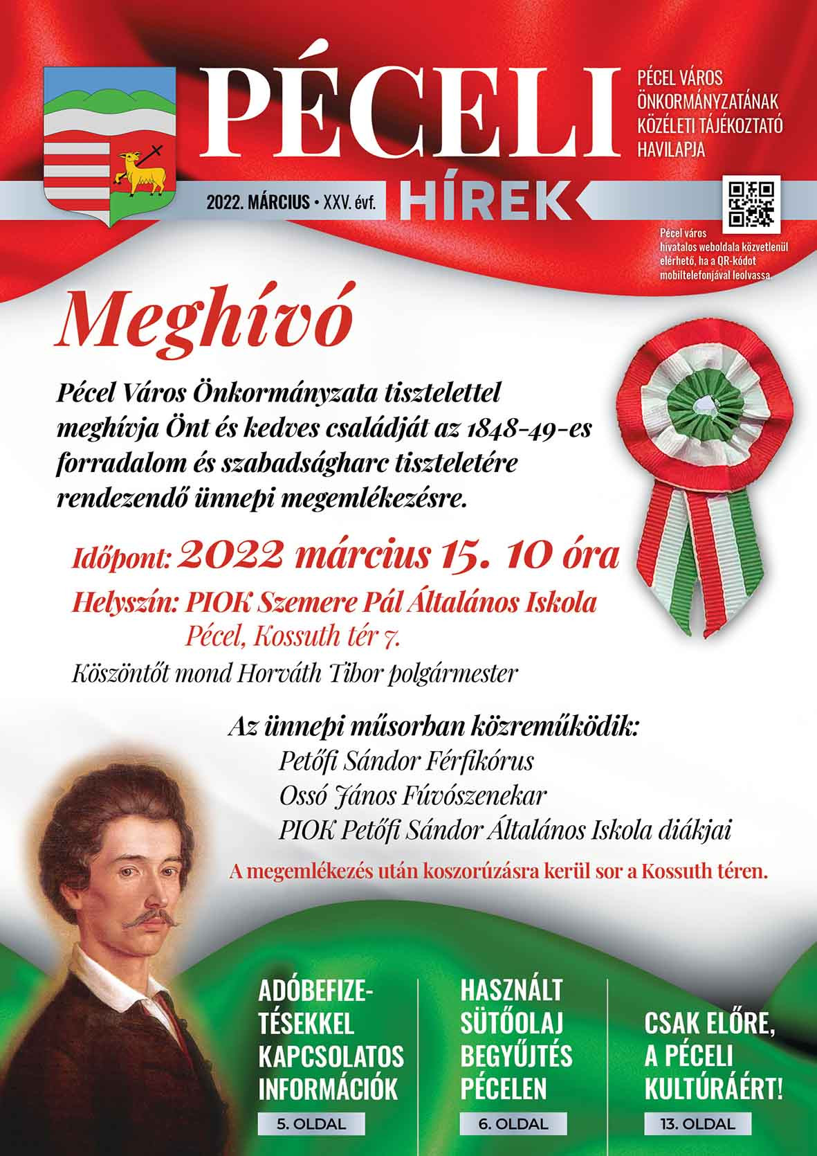 Peceli Hirek 2022 Marcius Cimlap