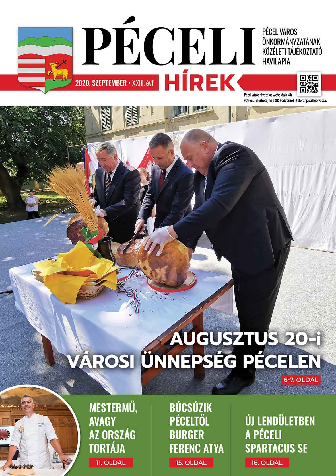 Peceli Hirek 2020 Szeptember Cimlap