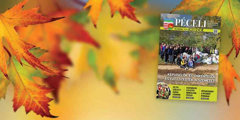 Megjelent A Peceli Hirek 21 November