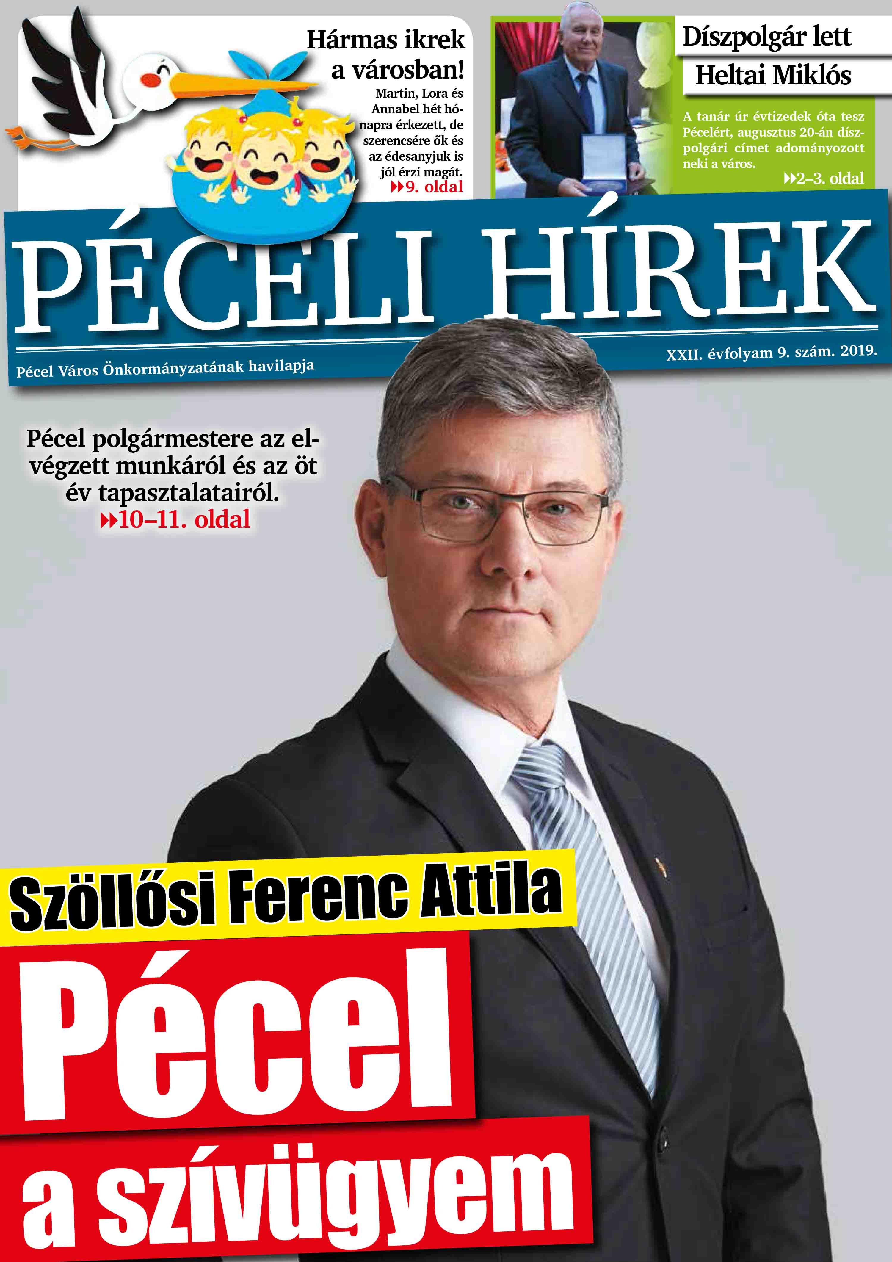 Peceli Hirek 2019 Szeptember Cimlap